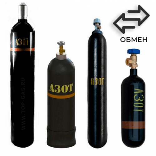 Обмен азотных баллонов в Коломне